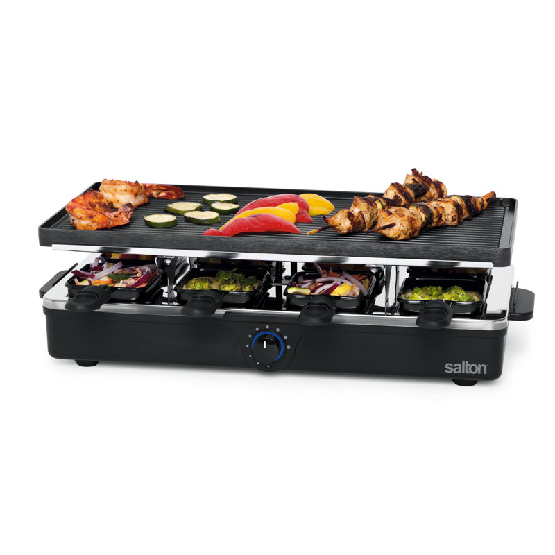 Salton 20''W x 10''D Indoor/Outdoor Use Flat Top Electric Grill